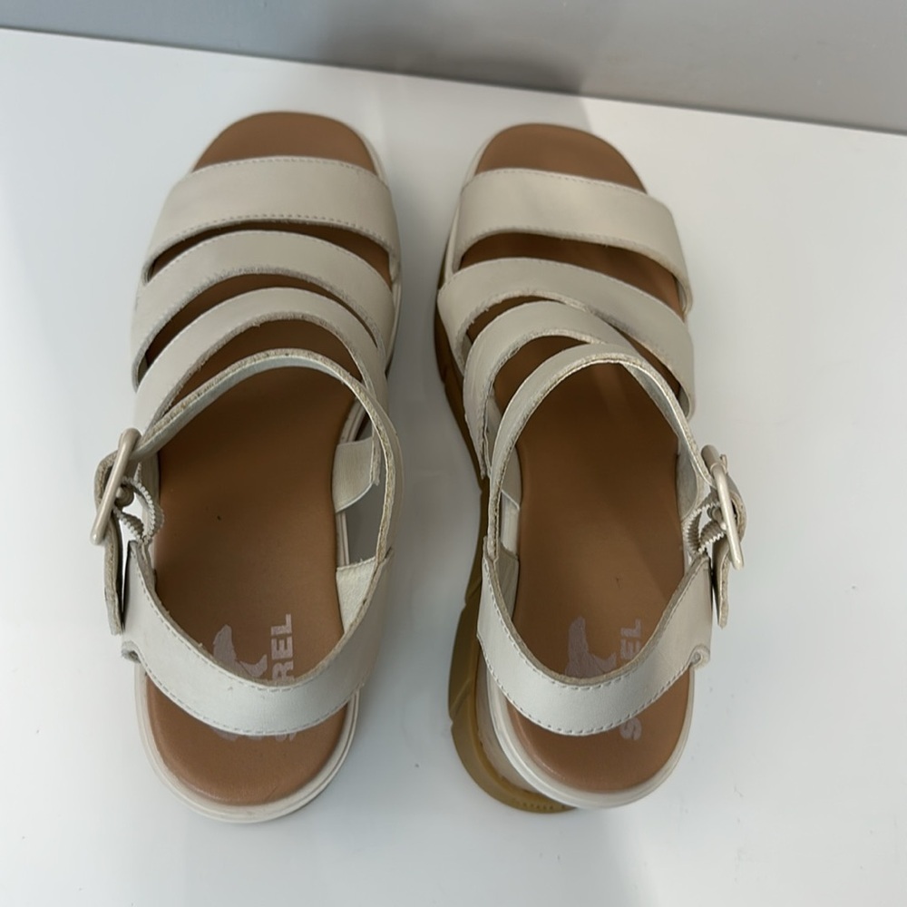 Sorel Joanie lll Ankle Strap Wedge Sandals Size 9.5 - Picture 8 of 14